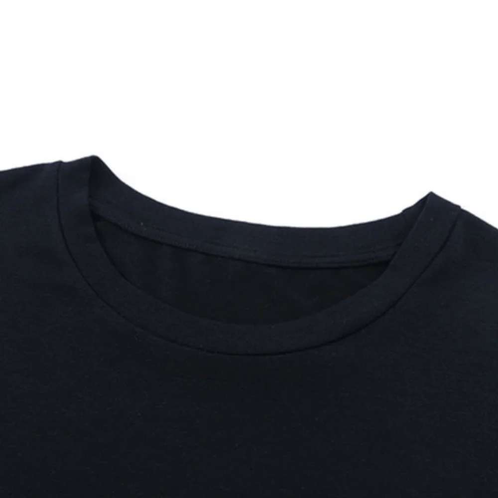Floral Embroidered Round Neck T-Shirt - Picture 7 of 10